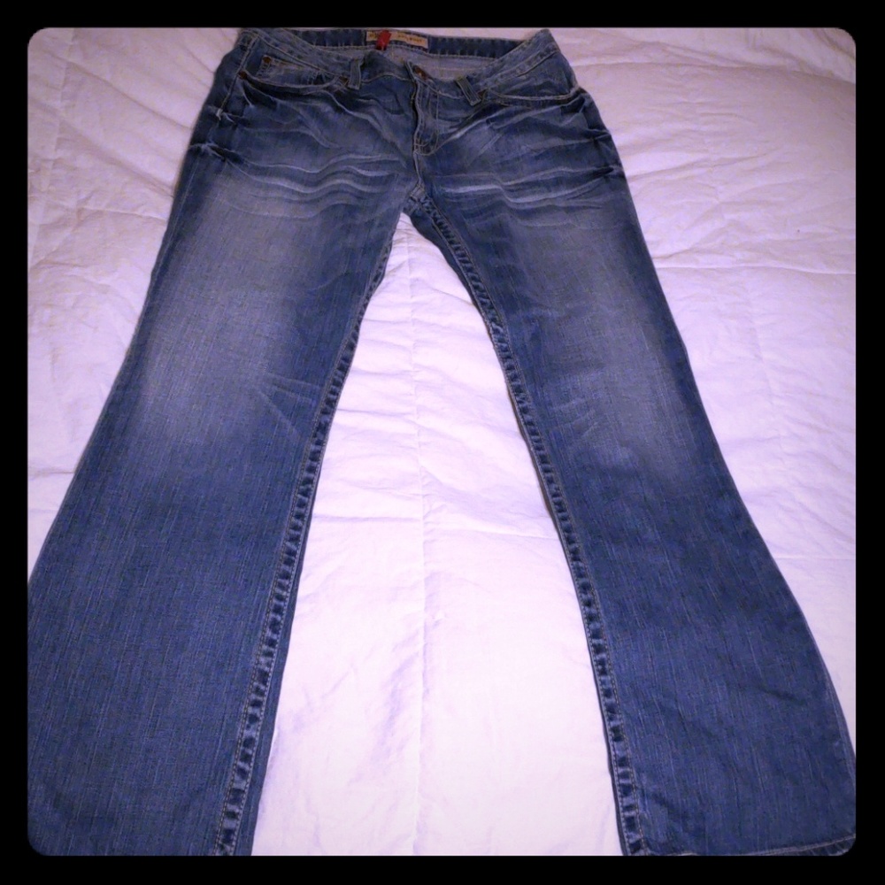 Buckle Denim Jeans Kate Boot